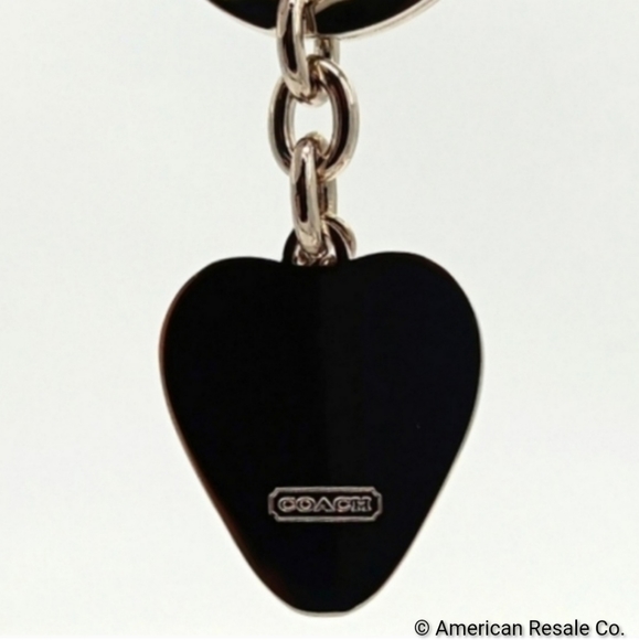 RARE COACH Vintage Strawberry with Red Signature Enamel Keychain Fob Purse Charm - Picture 4 of 5